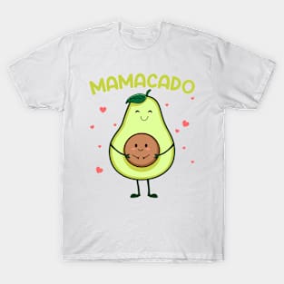 Mamacado Pregnancy Announcement Girl Gift For Men Father day T-Shirt